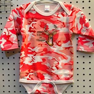 ***SALE***.   NWOT - Embroidered Camo Onesie